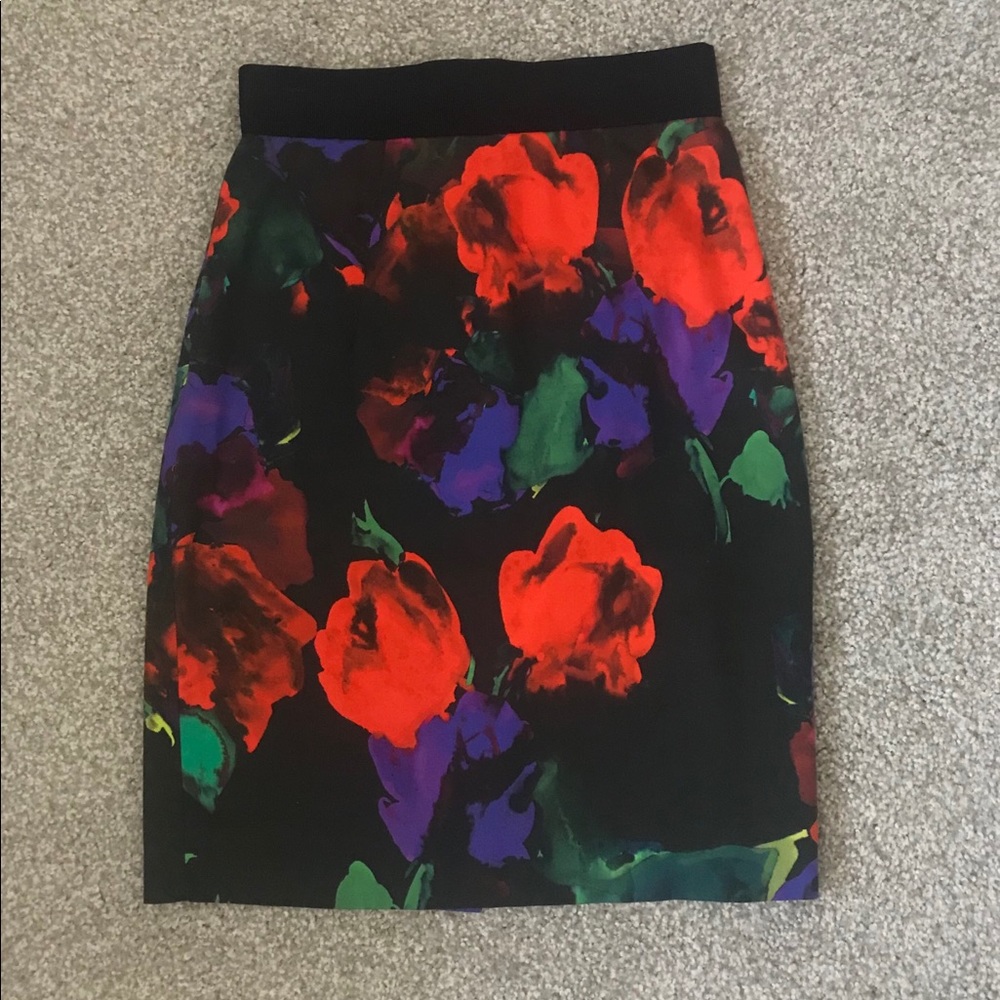 Milly floral, pencil skirt